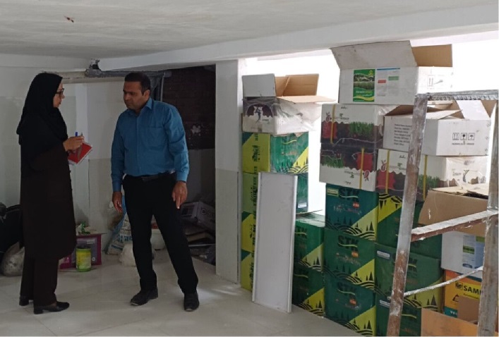 عملیات نظارت و بازرسی مشترک از فروشگاه‌های سموم کشاورزی در شهرستان فاریاب